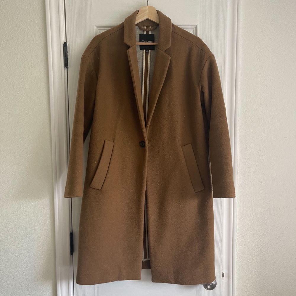 Madewell Monsieur Camel Color Coat